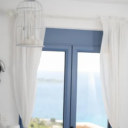 מלון Wonderful Maisonette Overlooking The Aegean Sea Petriaí