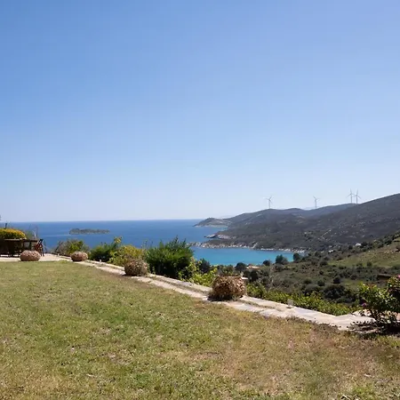Wonderful Maisonette Overlooking The Aegean Sea Petriaí